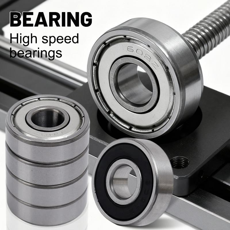 1-40PCS Motor 608ZZ 608RS Bearings High Speed Low Noise Metal Double Shielded Ball Bearing for Electric Scooter Skateboard Wheel