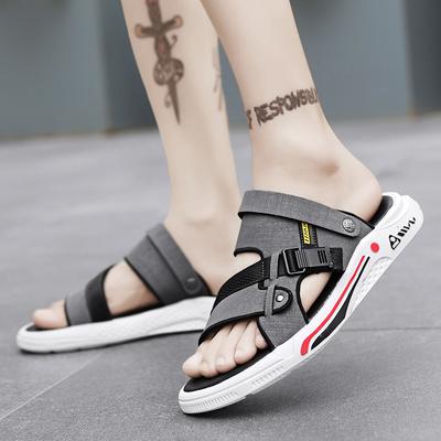 2024 Sommer Neue Strandschuhe Herrenmode Koreanische Schuhe Persönlichkeit Ausgehen Zwei Tragearten Coole Hausschuhe Herrensandalen
