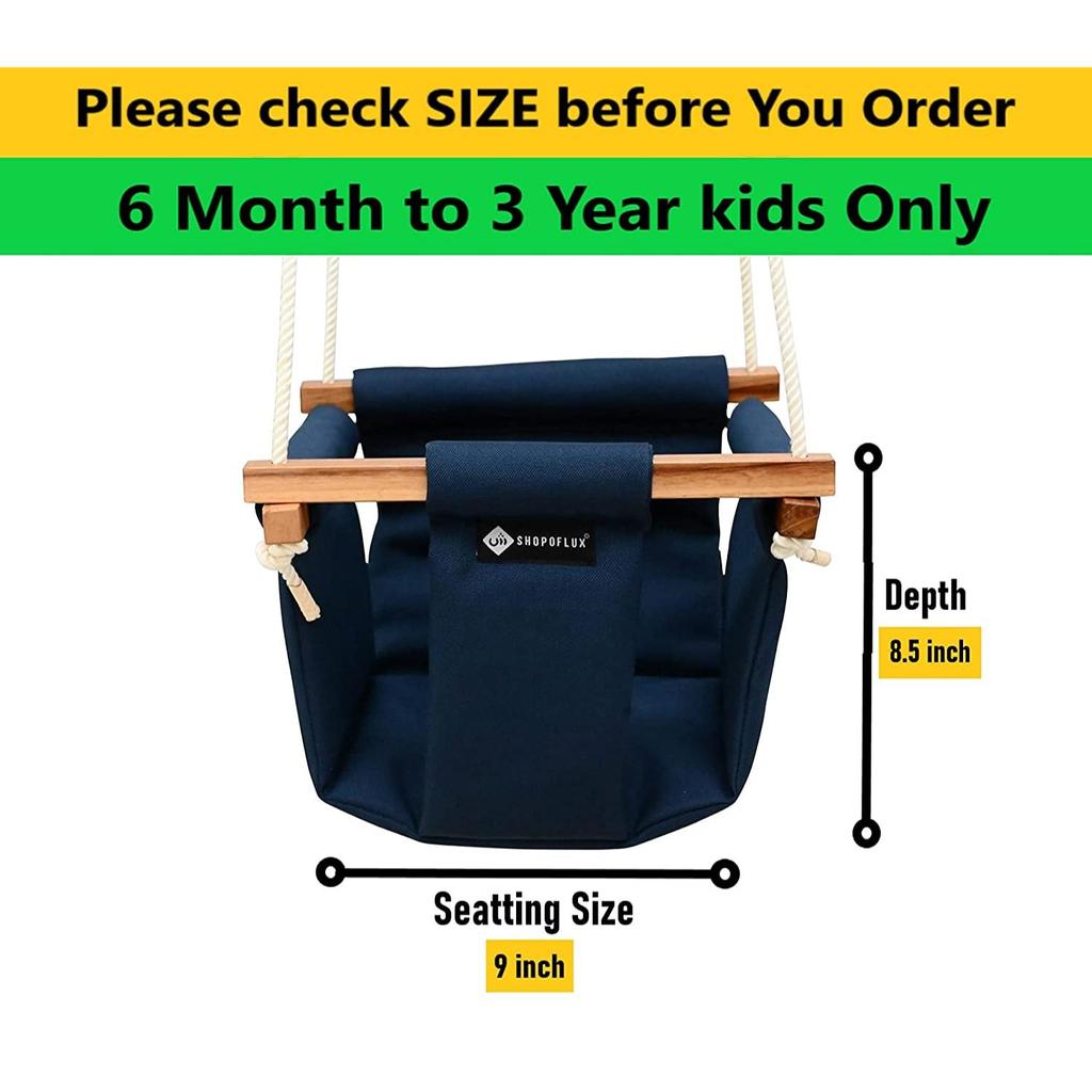 Huśtawka dla dzieci, huśtawka dla niemowląt wisząca do wewnątrz i na zewnątrz.