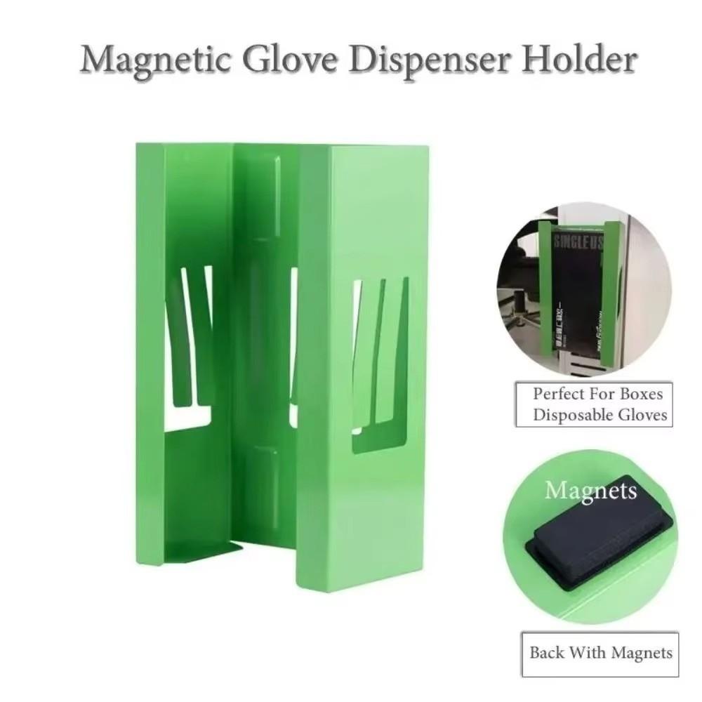 Magnetic Mount Glove Box Holder Adjustable Spring Glove Dispenser  Toolbox Organizer