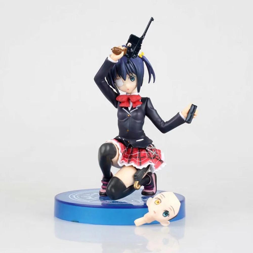 15cm Takanashi Rikka Anime Figure Chuunibyou Demo Koi Ga Shitai! The Eil Eye Kneeling Rikka Takanashi Action Figure Model Toys