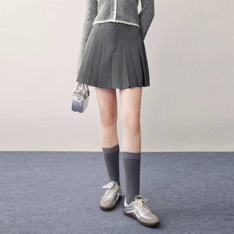Ledin Sweet Academy Style A-line Pleated JK Mini Skirt