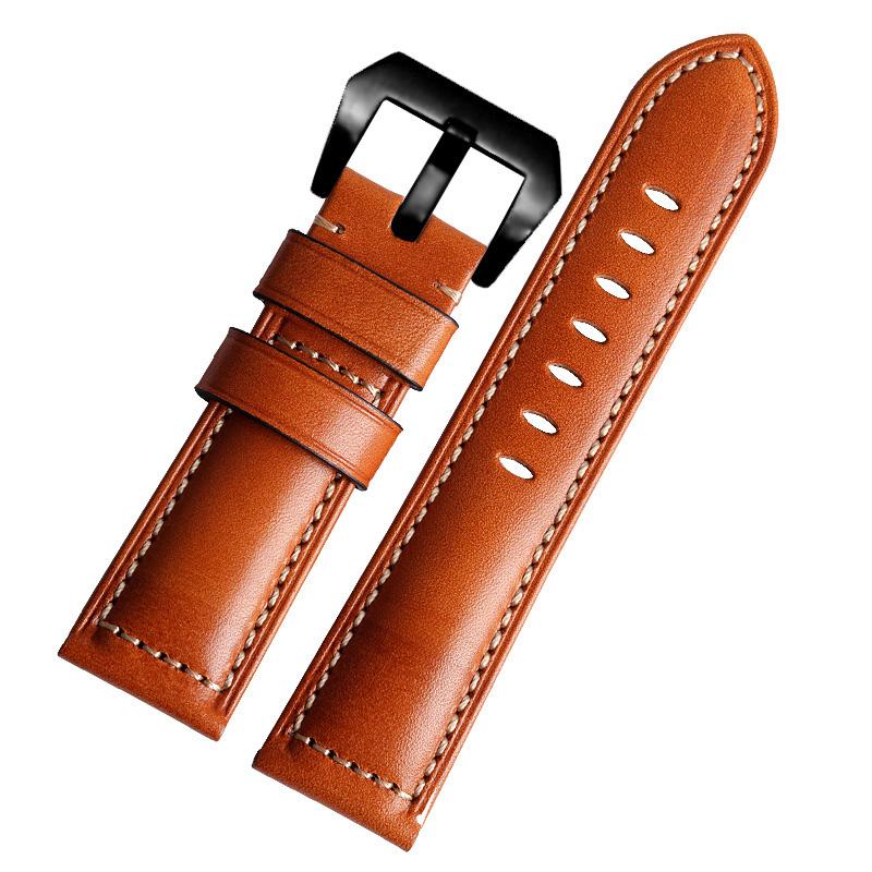 Retro Cowhide Watch Strap 20mm 22mm 24mm 26mm Band Universal Replacement Watchbands Bracelet Watches Vintage calfskin strap