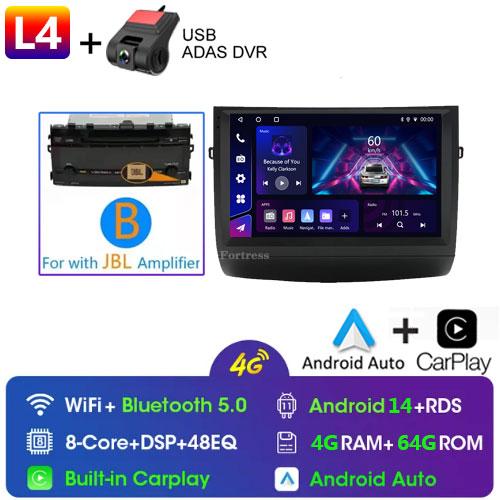 9''Android 14 Car Radio for Toyota Prius 20 2003-2009 GPS Head Unit Car Radio Multimedia Video Player Wifi 8+128G Carplay