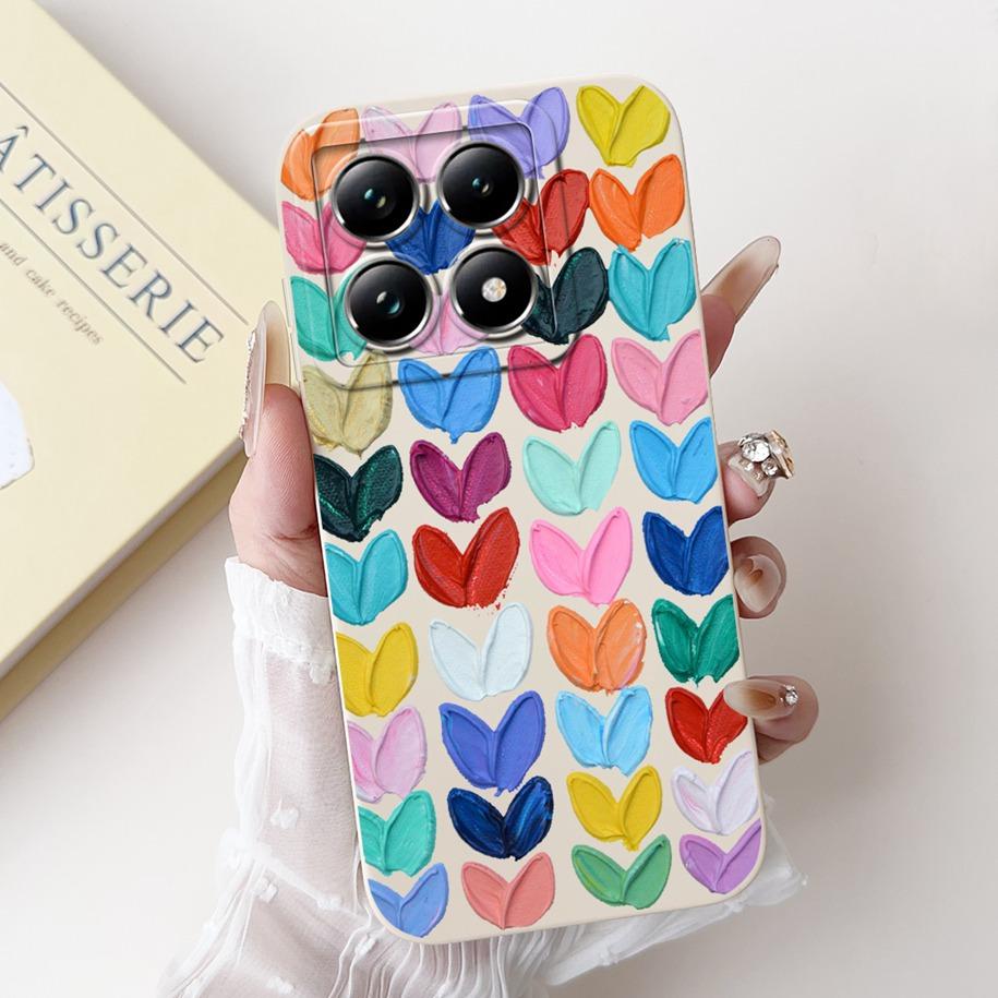 For Xiaomi 14T Pro Case For Xiaomi 14T Phone Case Cute Panda Rabbit Luxury TPU Protective Skin Cover For Xiaomi Mi 14T Pro Coque