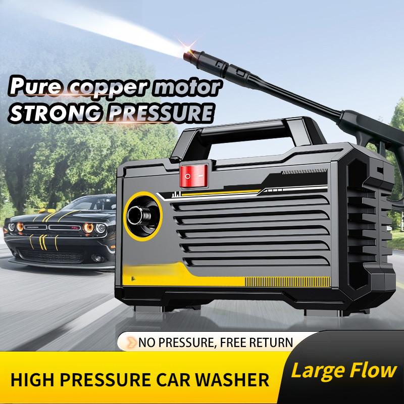 220V Household Water Jet High Pressure Cleaner Cordless Water Spray Air Pump Portable Car Washing Machine