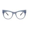 Designer Luxury Cat Eye Reading Glasses Women New Fashion Large Frame Far Sight Eyeglasses Anti Blue Light Presbyopia Eyewear