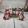 Christmas Tree Knitted Faceless Doll Ornament: Sitting Pose for Party Decor