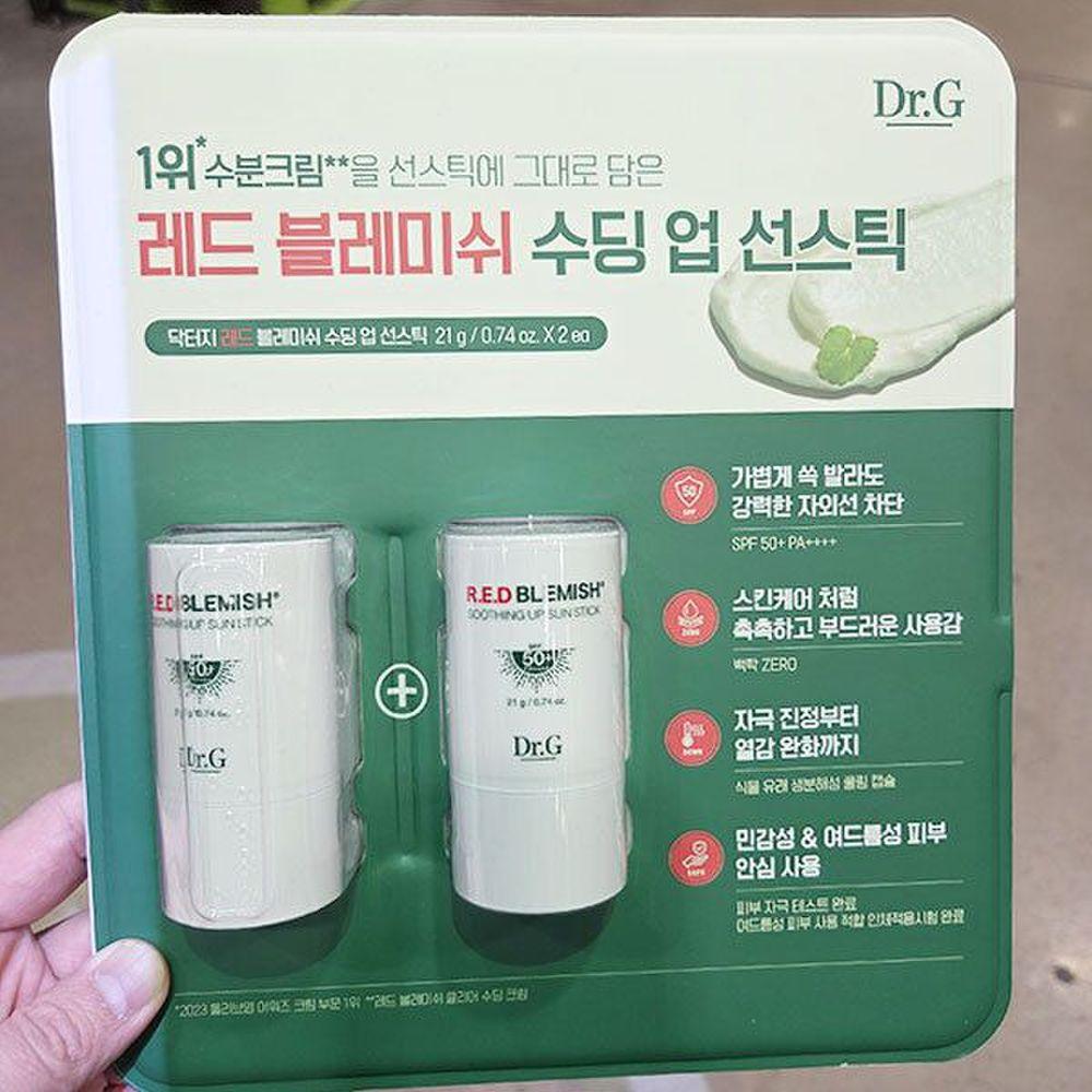 

Солнцезащитный стик Dr.G Red Blemish Soothing Up 21 г x 2