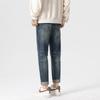 Fashion Trendy Brand Harlan Denim Dad Pants Autumn and Winter New Micro-cone Small Foot Elastic Jeans Men's Radish Casual Pants