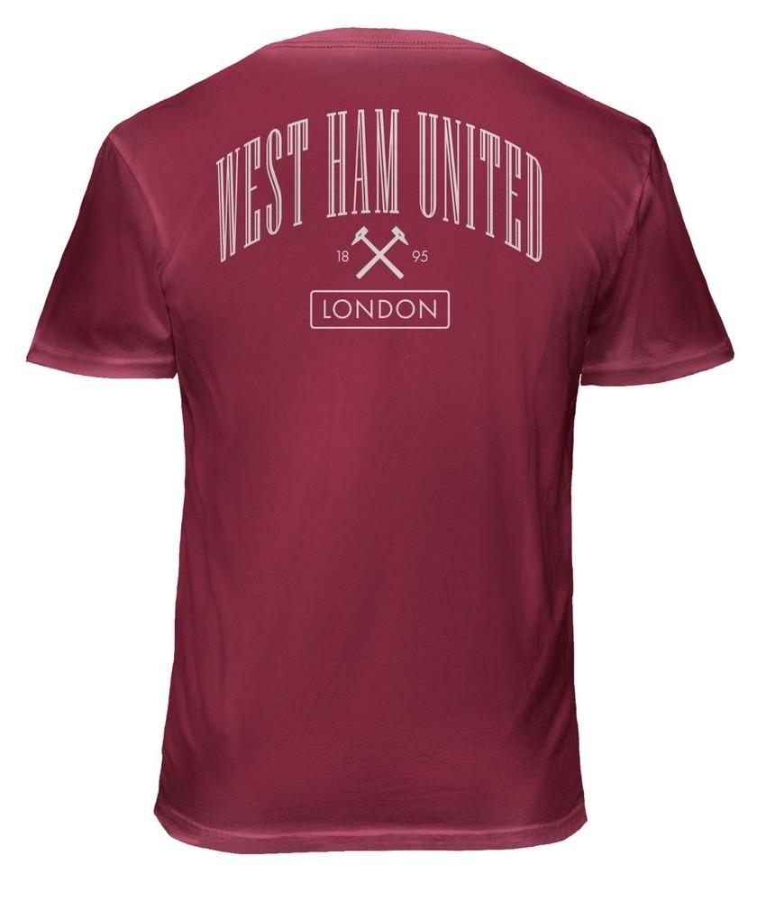WEST HAM UNITED Wordmark Softwash T-Shirt - 1863FC Unisex T-Shirt S