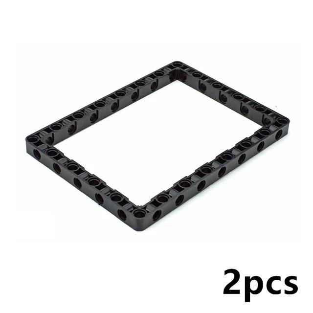 Technical Parts 64782 15458 Flat Panel Plate 1x5x11 1X3X11 Mechanical Building Blocks Car MOC Parts Bricks Compatible Leduo