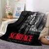 Scarface World Yours Flannel Blanket Super Soft Warm Cozy Blanket For Sofa Bed Office Travel Allseason Home Decor Gift