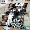 6 Size Rap Singer 2Pac Blankets 3D Printing Comfortable and Soft Picnic Blanket Gift To Family or Friends picnic blanket