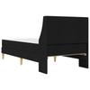Bed Frame with Mattress Black 90 x 200 cm Polyester