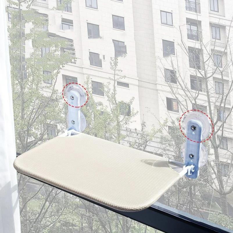 

Pet hammock hanging nest super suction cup swing sunbathing removable hammock windowsill glass hanging bed cat climbing frame