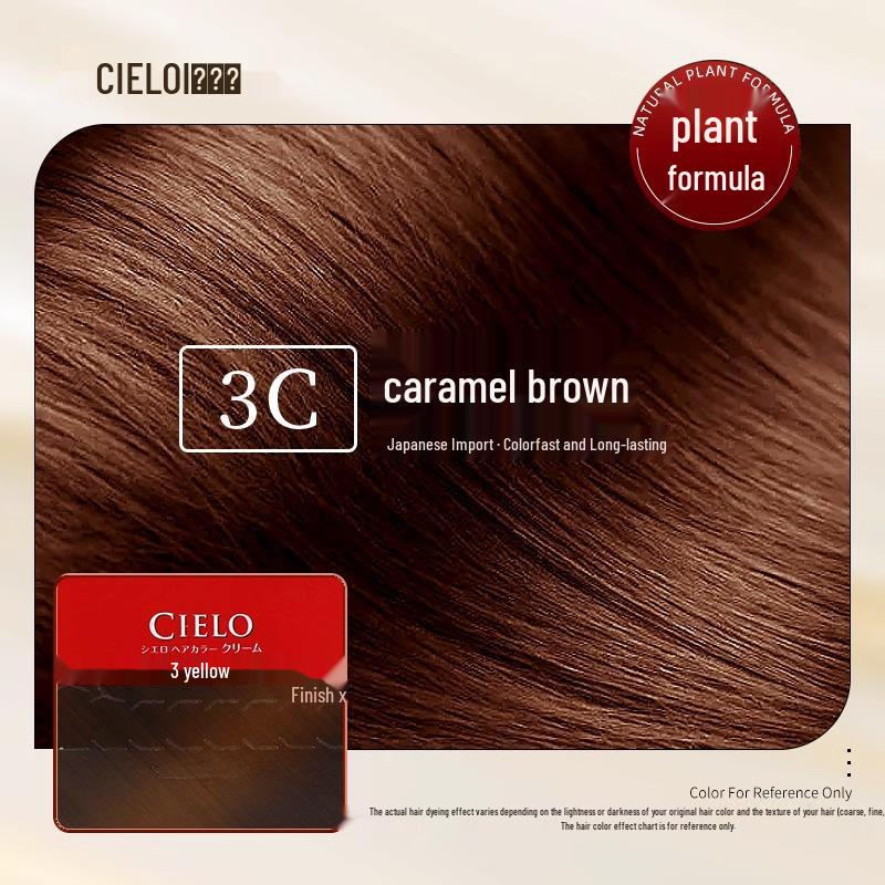 CLELO Xuanruo Crema Colorante per Capelli Giapponese - Formula a Base Vegetale per Copertura dei Capelli Grigi