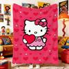 H-Hello K-Kitty Double Bed Blankets for Beds Sofa Blanket Home and Decoration Camping Bedspread the Knee Sofas Bedspreads Picnic