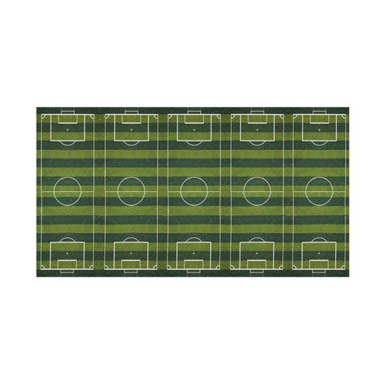 Decorative Football Tablecloth, Waterproof PE Design, Rectangular Tables Football Field Background Cloth, for Party Decorations