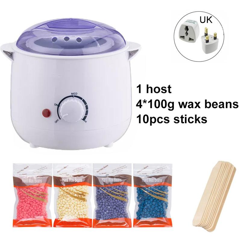 

Набор для депиляции воском, нагреватель воска, аппарат для удаления волос с твердыми восковыми бобами, нагреватель воска, деревянные наклейки для подмышек и бикини