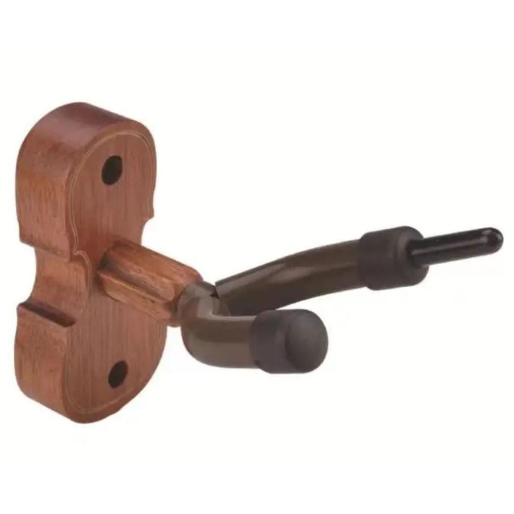 Crochet de violon mural en bois Support de violon avec base en bois avec crochet pour archets Support de violon