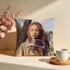 Trendy LLee SungKyunged Cushion Cover Stylish Washable Pillow Cover Ideal for Couch Bedroom Car Decoration