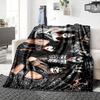 Kiss Band Performance Blanket Soft Throw Blanket For Home Bedroom Bed Sofa Travel Office Solid Christmas Blanket