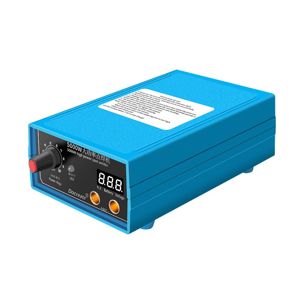 Handheld Spot-welding Machine 5000W DIY Battery Welding Machine Current Adjustable Utility Automatic Welding for 18650 Battery