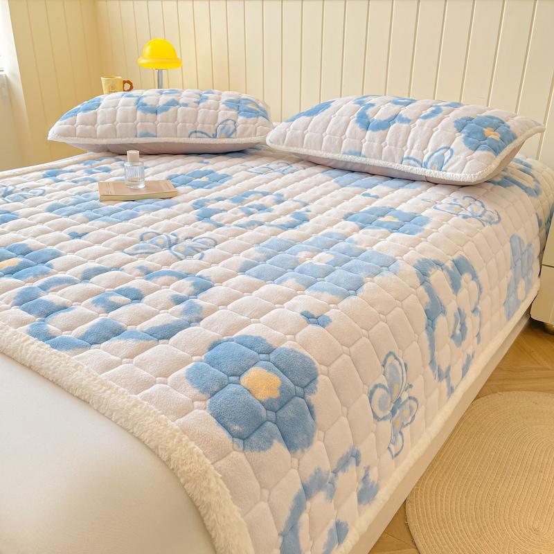 Mei Yun Ge Milk Velvet Thickened Cotton Mattress Bed Pads