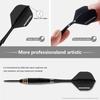 WayArrival darts flight shaft integrated set of 3 2BA standard durable precision molded 90 degree retention screw loosening prevention beginner