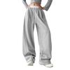 Baggy Sweatpants For Women Men High Waist Wide Leg Sweatpants Oversize Barrel Pants Casual Trousers