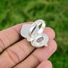 Womens day Deal 925 Sterling Silver Rainbow Moonstone Gemstone Stackable Ring