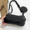 Fashion Ladies Hobos Underarm Bag Simple Women Shoulder Crossbody Bags Female Girls Small Handbags with Purse