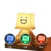 Cute Shy Boy RGB LED Table Lamp Sitting Figure Multi Color Lighting USB Plug In Bedside Night Light for Home Bedroom Decor Gift