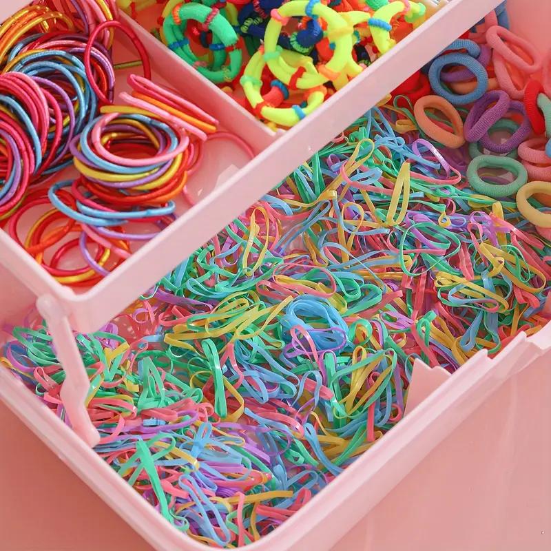 1000-teiliges gemischtes Haar-Accessoire-Set, Frisuren-Tool mit mehreren Elementen, geeignet für alle Jahreszeiten, ideales Geschenk für Frauen, verschiedene Farben, keine Box