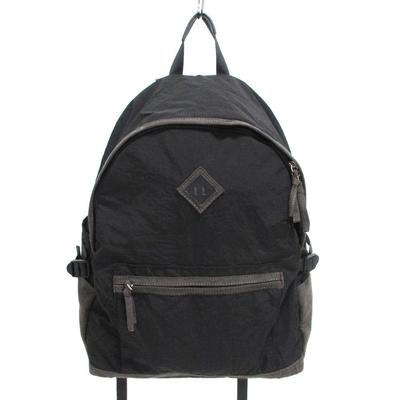 Earthmade Damen Cosuede Rucksack aus Nylon, 48-1019 Schwarz, 481017