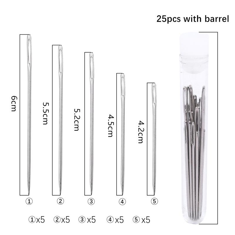 

Plastic Test Tube with 25 Self-Threading Hand Sewing and Embroidery Needles