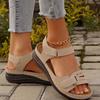 Summer Women Mujer Sandals Open Toe Walking Shoes Soft Ladies Shoes Wedge Women Shoe Party Sandal Women Female Footwear