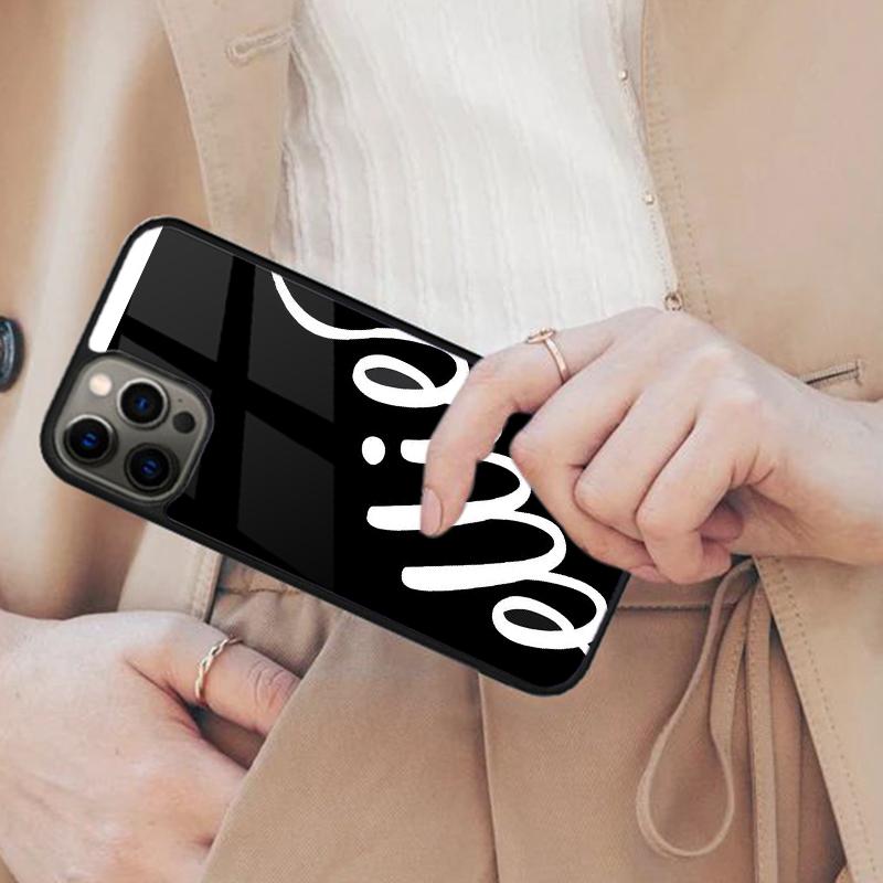 Personalised Name Initials Magnetic Phone Case For APPLE iPhone 17 Air 16 14 13 12 Pro Max 15 Plus Wireless Charge MagSafe Cover