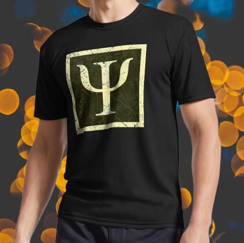 Psychology PSI Symbol Logo T-Shirt Funny American Unisex Size S-5XL L