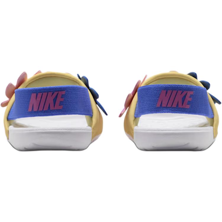 Nike Kawa Slide TD White Sapphire Baby Sandals Black Light-Magenta Soft-Yellow IF3657-100