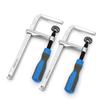 1/2Pc 160x60mm Dovetail Clamp With Soft-Grip Handle for Track Saw Guide Rail Woodworking DIY Desktop Groove Clip