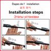 Wiper LHD Front & Rear Wiper Blades Set For Peugeot 3008 Mk2 2017 - 2023 Windshield Windscreen Window Brush 28"+16"+12"