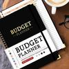 1 Stück Undatiertes Budgetplaner Spiralgebundenes Monatsbudgetbuch Mit Spar-Tracker Schulden-Tracker Ausgabenprotokoll Aufkleber