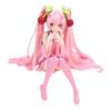 Hatsune Miku Sakura Sitting Anime Figure - Desktop Ornament and Gift