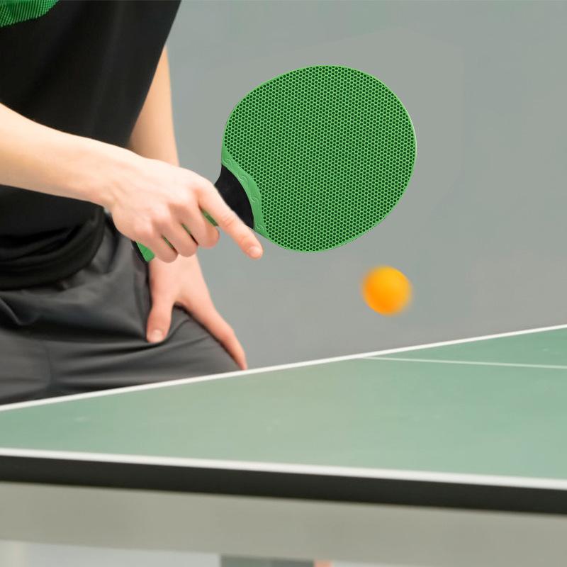 Rubber Ping Pong Paddle Set Customizable Rubber Table Tennis Racket Rubber Material Plastic Table Tennis Racket