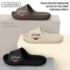 Men Summer Thick Sole Slide Slippers Casual Non Slip Indoor Outdoor Sandals