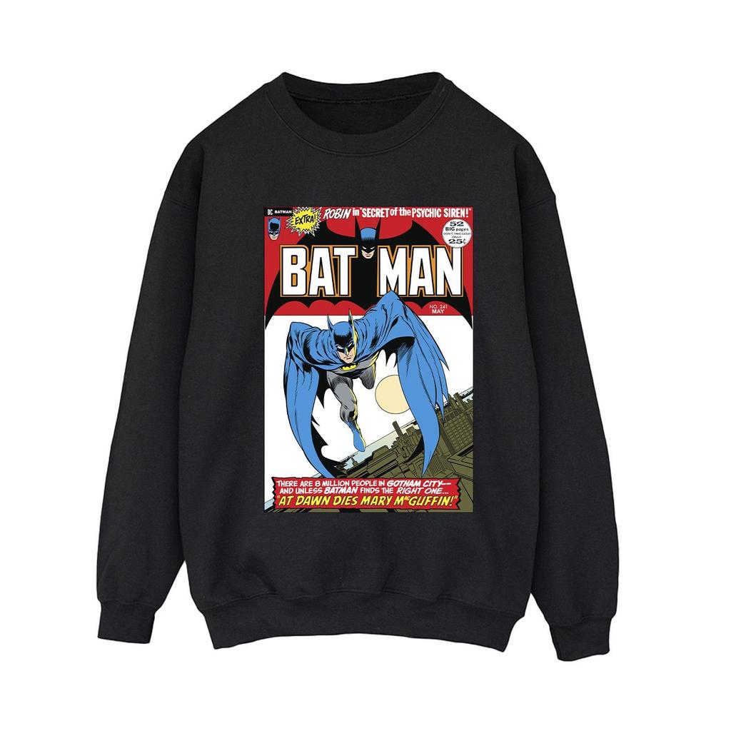 DC Comics Womens/Ladies Running Batman Cover Sweatshirt