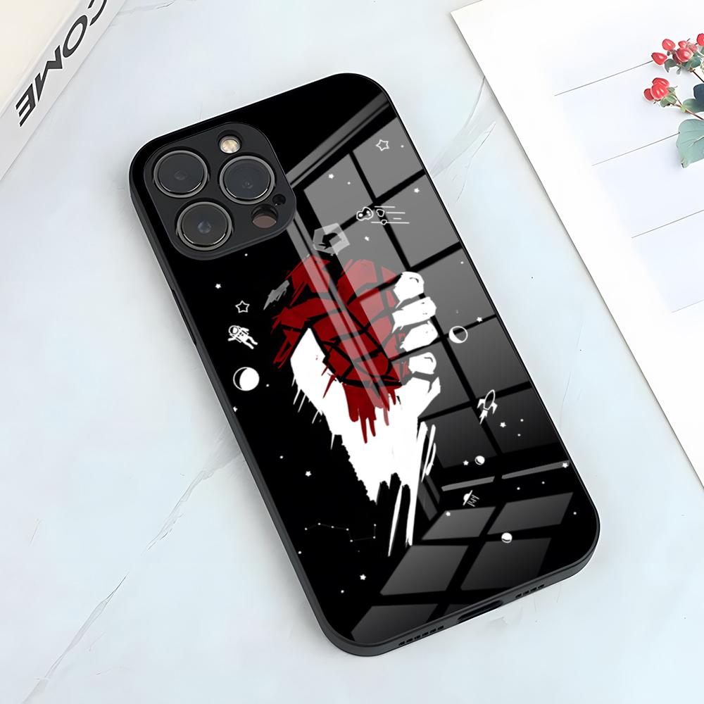 G-Green Day Band Phone Case For IPhone 17 Pro Max 15 Pro 16 14 Plus 12 13 Mini 11 Pro Shockproof Glass Cover