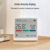 Yúnqín Large Screen Indoor Temperature Humidity Monitor Clock